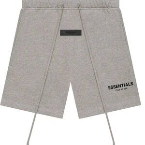 FEAR OF GOD ESSENTIALS SHORTS DARK OATMEAL